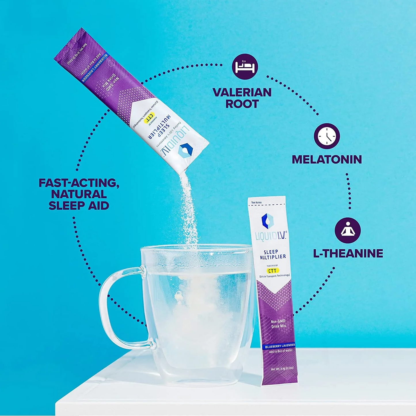 Liquid I.V. Sleep Multiplier – Hydration & Restful Sleep Support