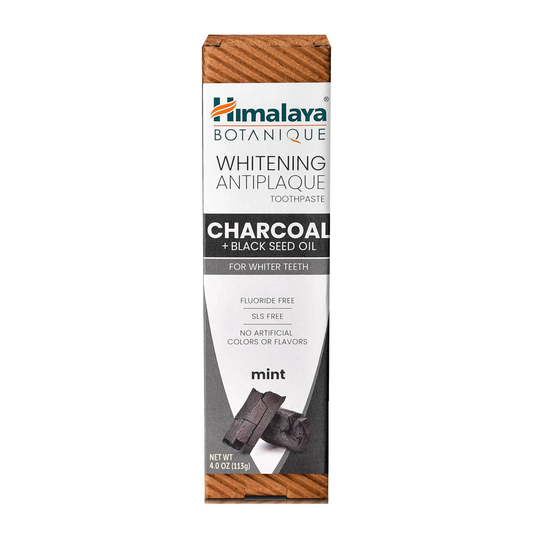 Whitening Antiplaque Charcoal + Black Seed Oil Toothpaste – Deep Clean & Natural Brightening