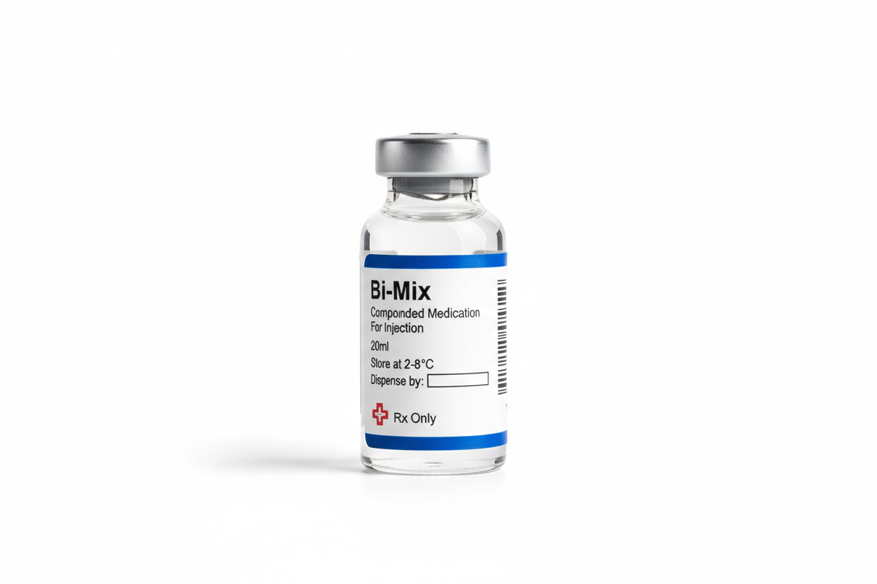 bi-mix vial
