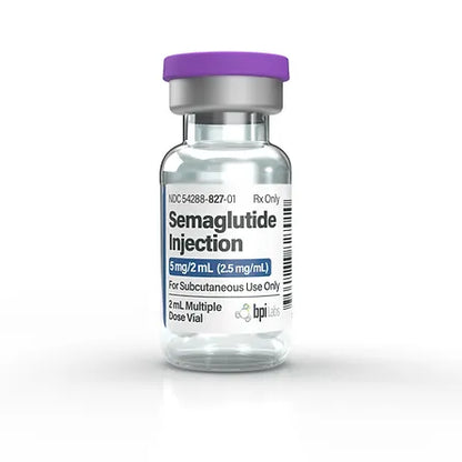 Semaglutide (5mg/mL) – Includes Telehealth Consultation & Medication