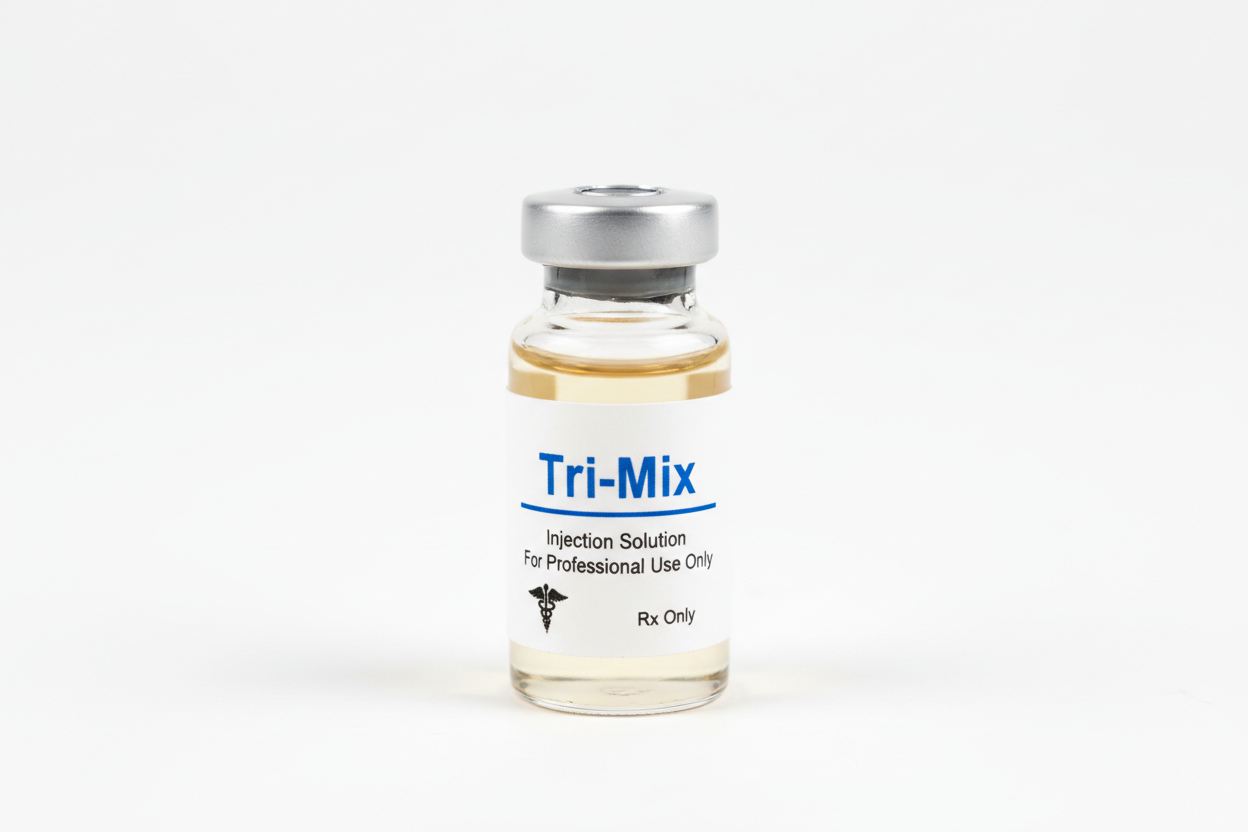 Tri-mix vial